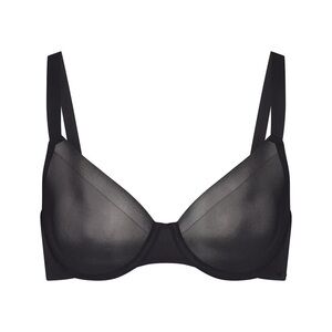 Bras Skims no show unlined demi molded 42D black NWT